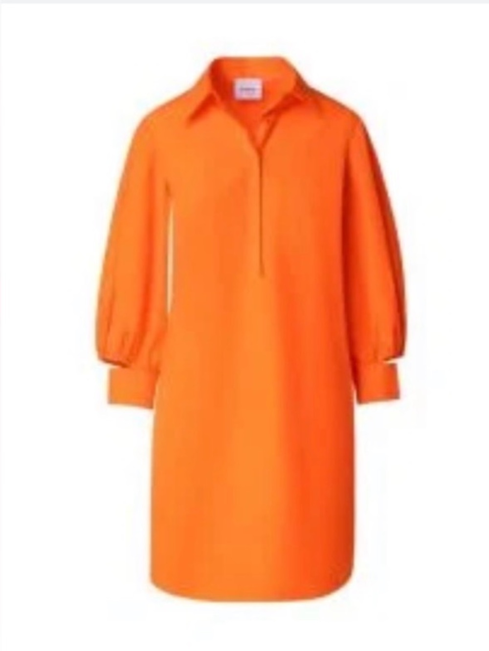 NEW AKRIS PUNTO Balloon-Sleeve Poplin Minidress Cotton Shirt Dress Size 4 NWT